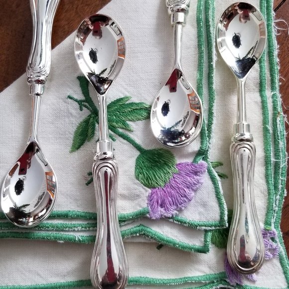 Boxed set of coffee/dessert spoons - Picture 1 of 4